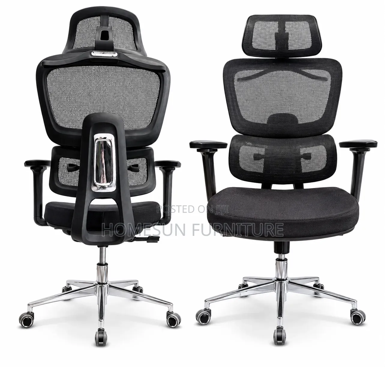 Premium Ergonomic High Back Mesh Office Chair With Headrest