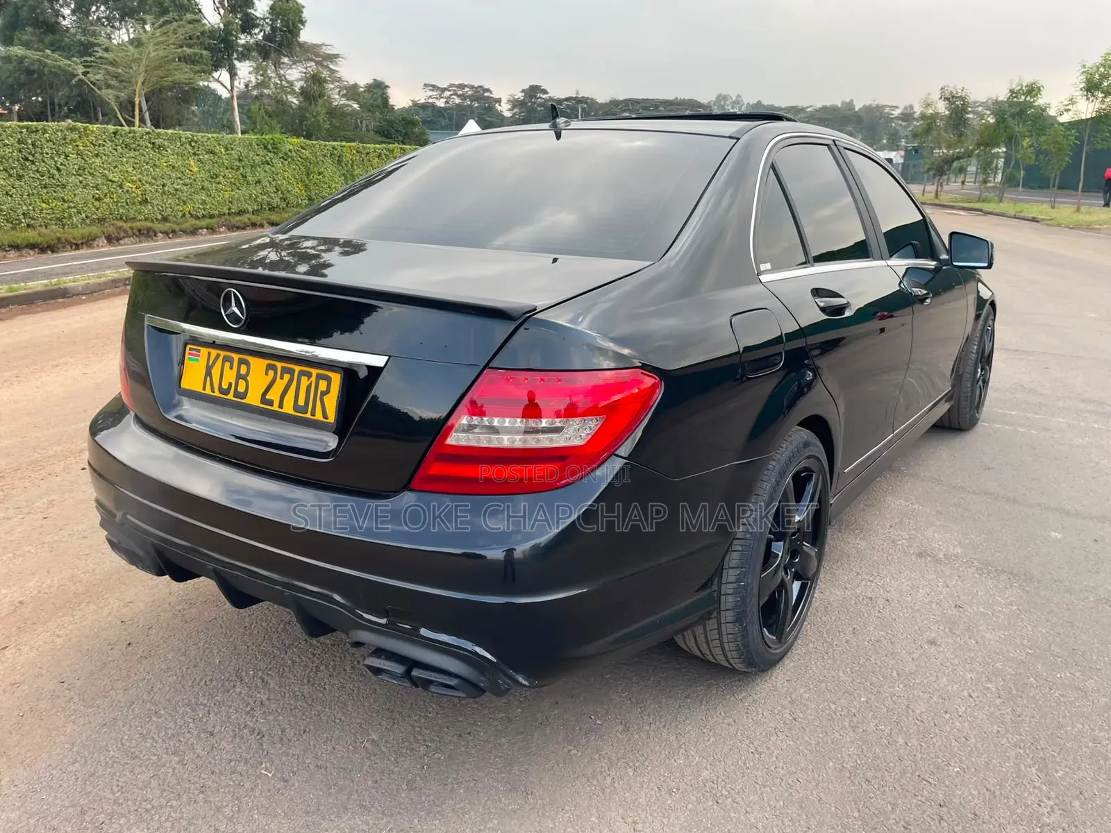 Mercedes-Benz C200 2008 Black