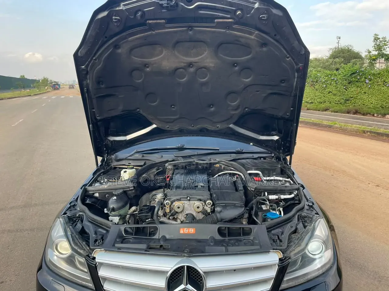 Mercedes-Benz C200 2008 Black