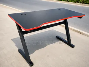 Modern Gaming Desk / Computer Office Desk – Black Red