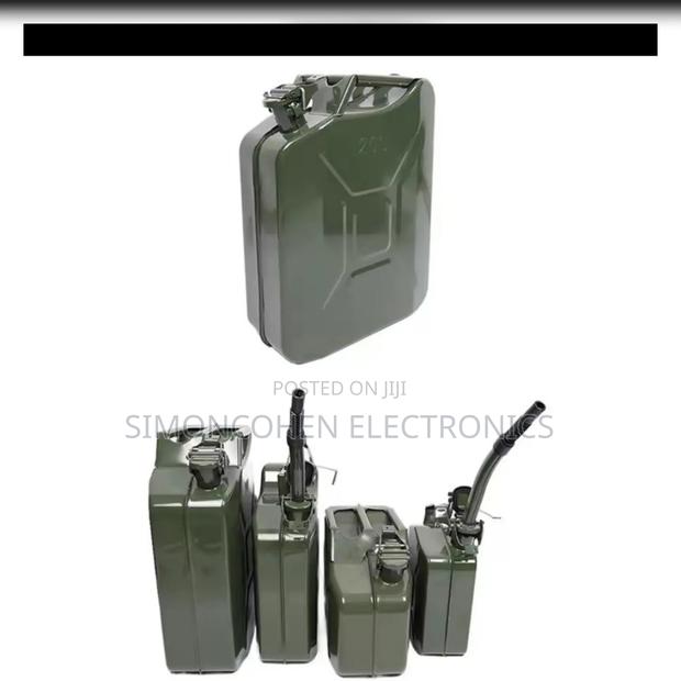 20l Heavy Duty Metallic Fuel Backup Jerican - thumbnail 2