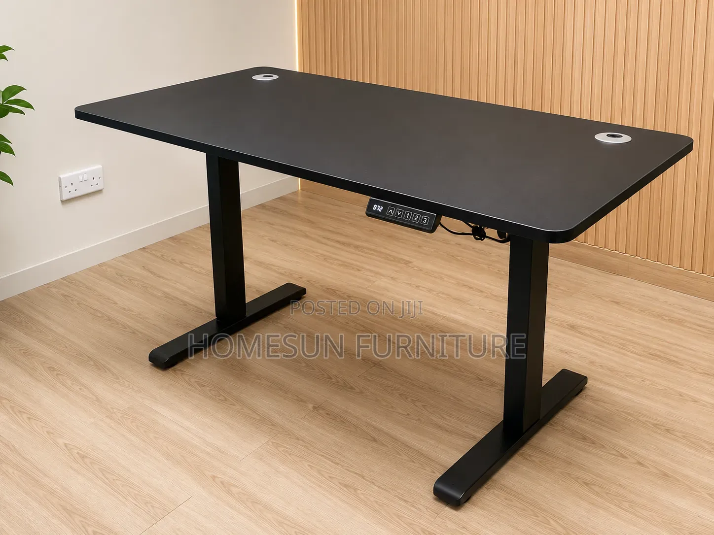 Electric Height Adjustable Standing Desk | Sit-Stand Office Desk With
