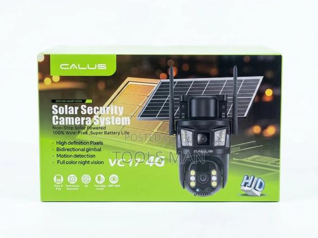 Calus Solar 4g Security Camera Vc 17-4g - 3mp Hd Smart Home Cctv.