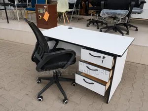 Office White Desk 1.2m Length