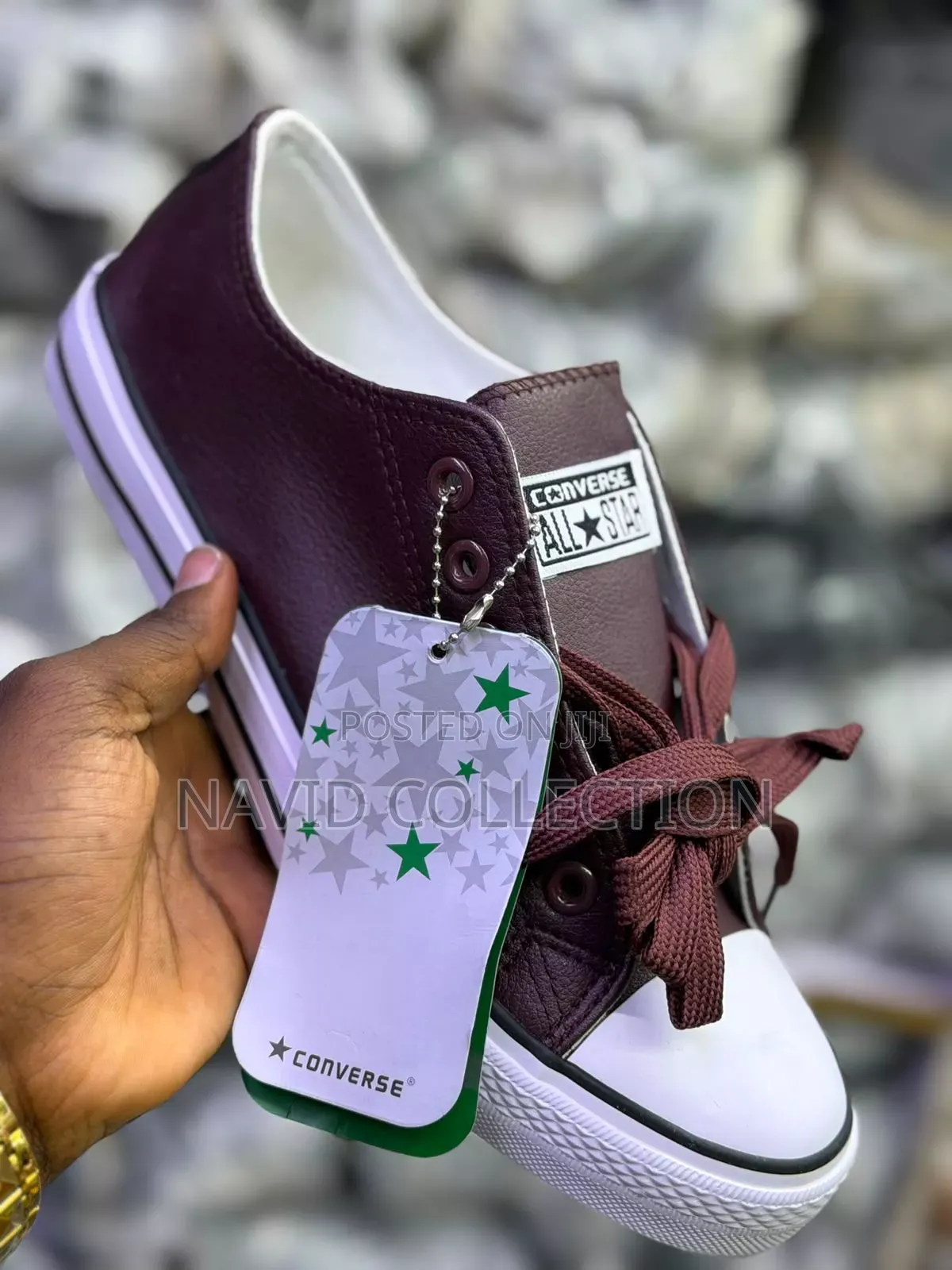 Leather Converse
