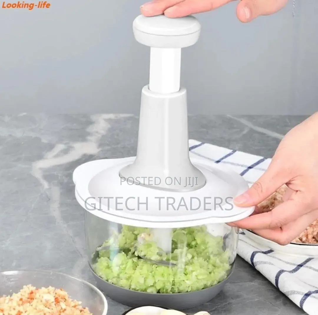 Manual Press Food Chopper