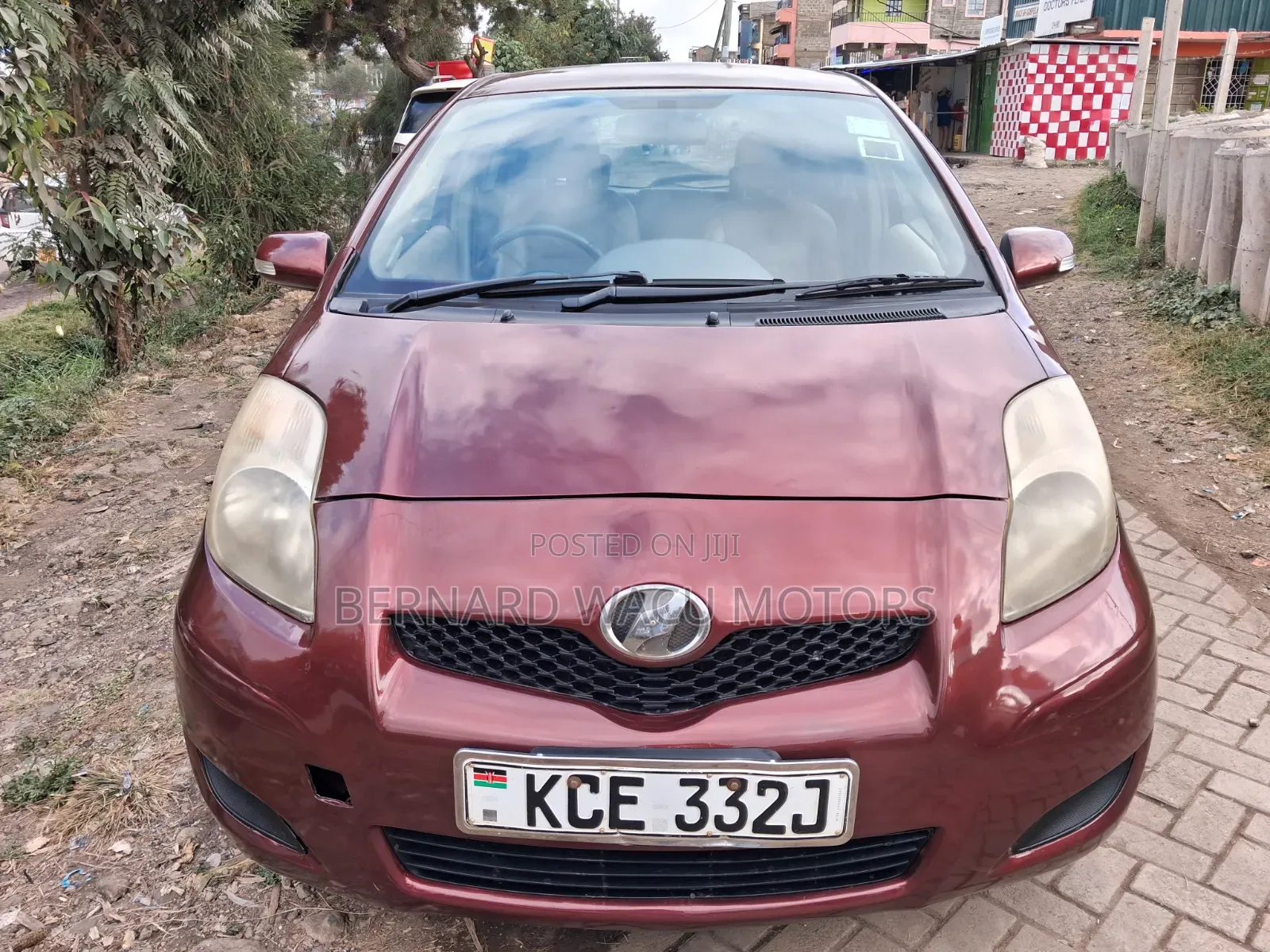 Toyota Vitz 2008 Maroon