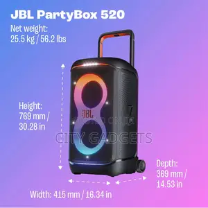 JBL Partybox 520 - Portable Party Speakers