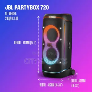 JBL Partybox 720 - Loudest Party Box Speakers