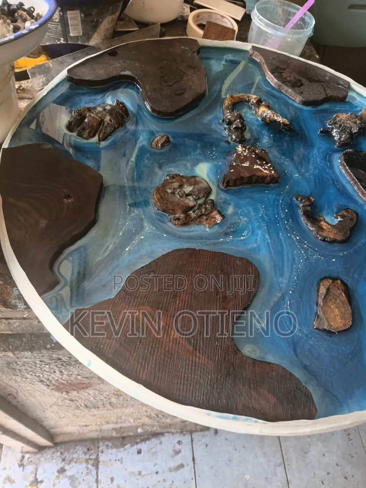 Resin River Table