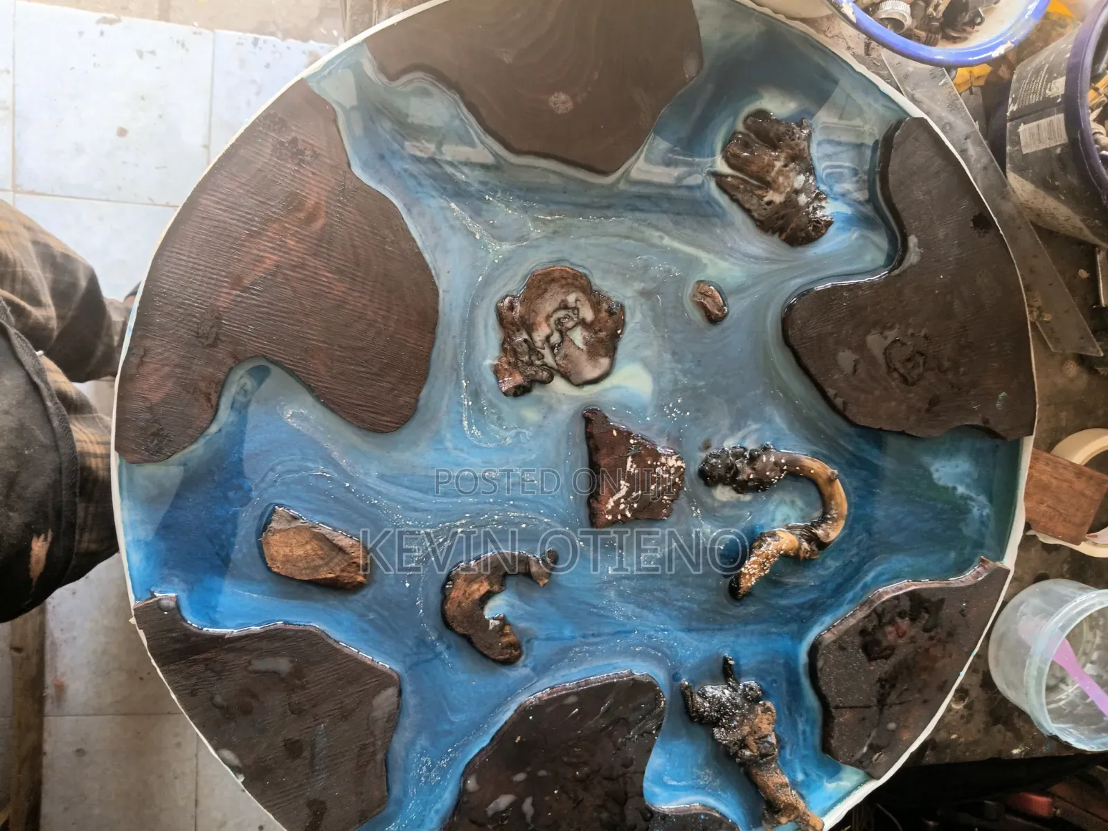 Resin River Table