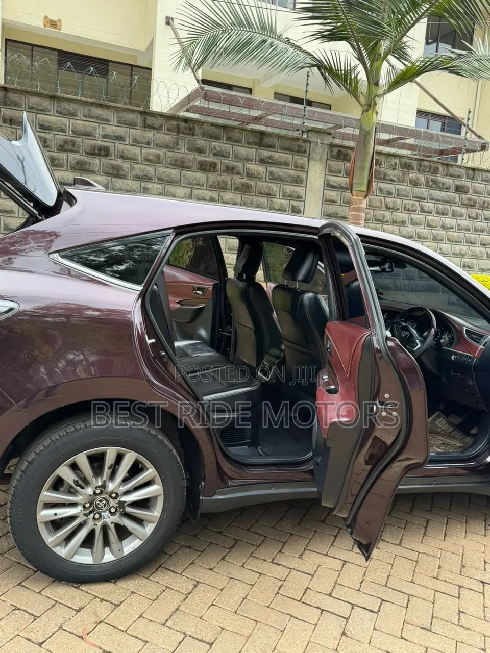Toyota Harrier 2015 Burgundy