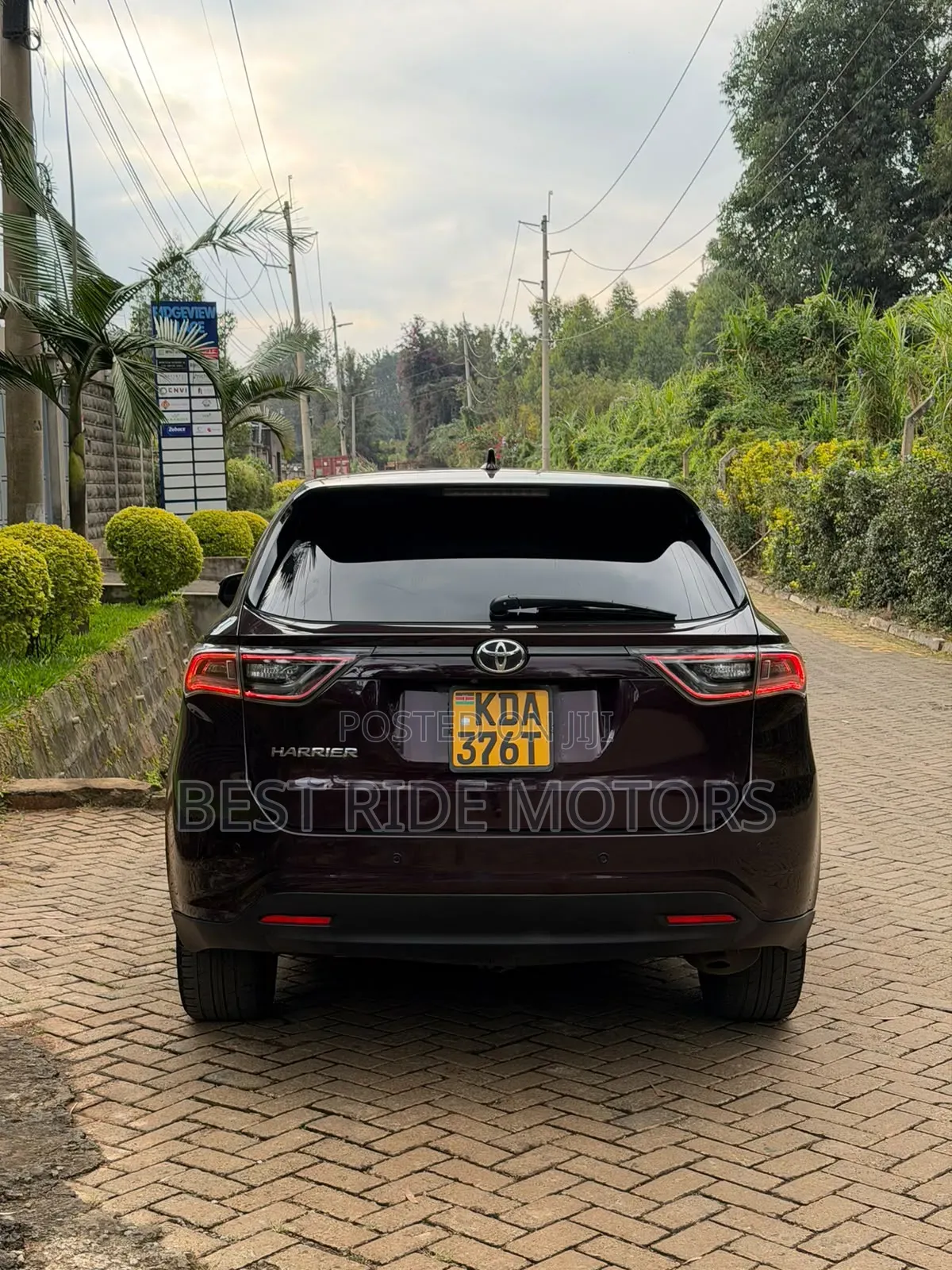 Toyota Harrier 2015 Burgundy