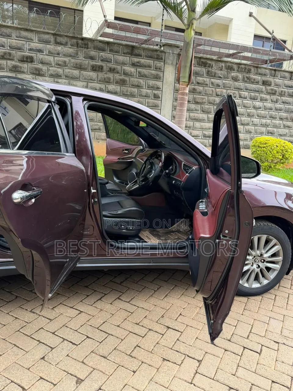 Toyota Harrier 2015 Burgundy