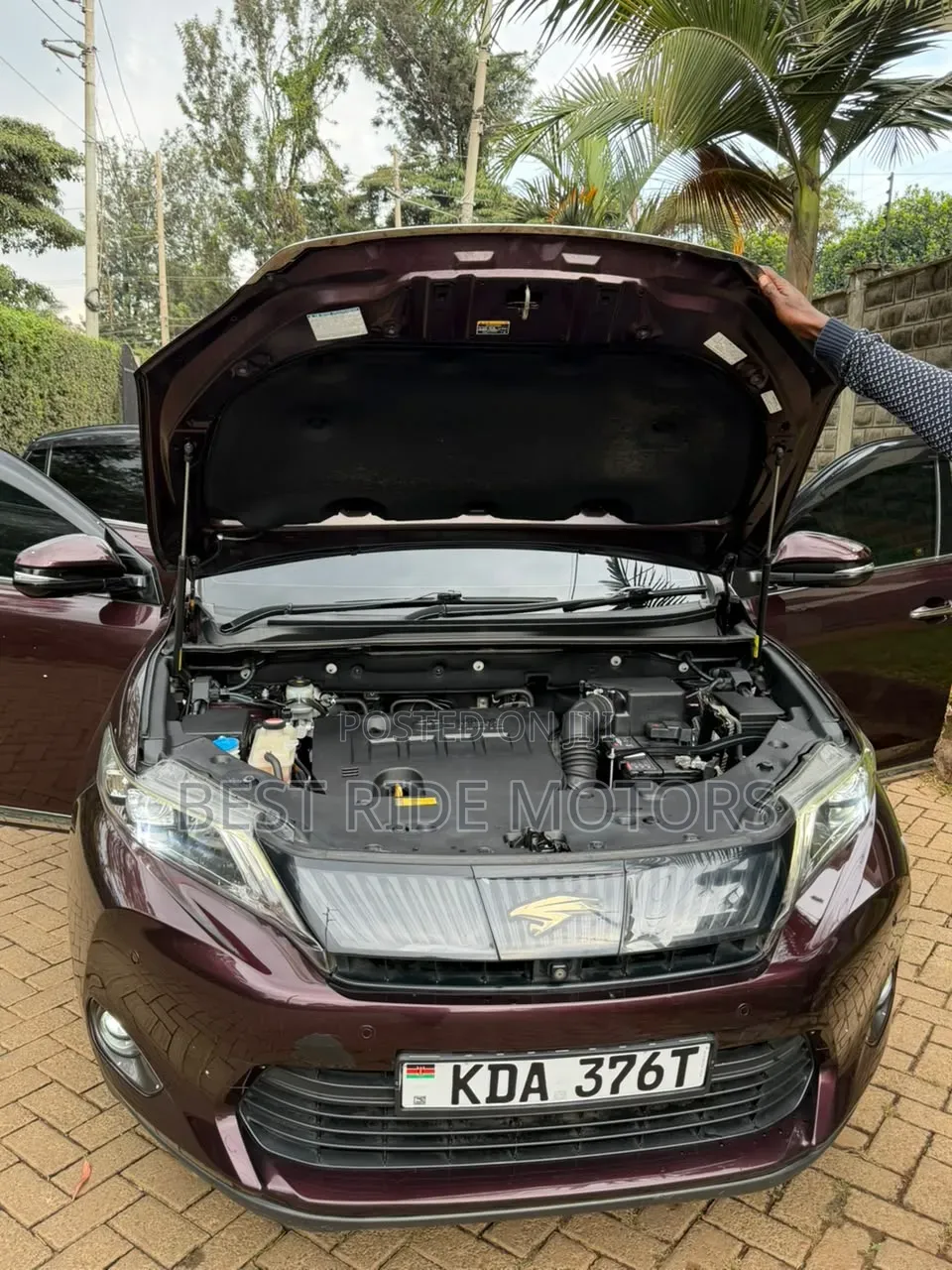 Toyota Harrier 2015 Burgundy