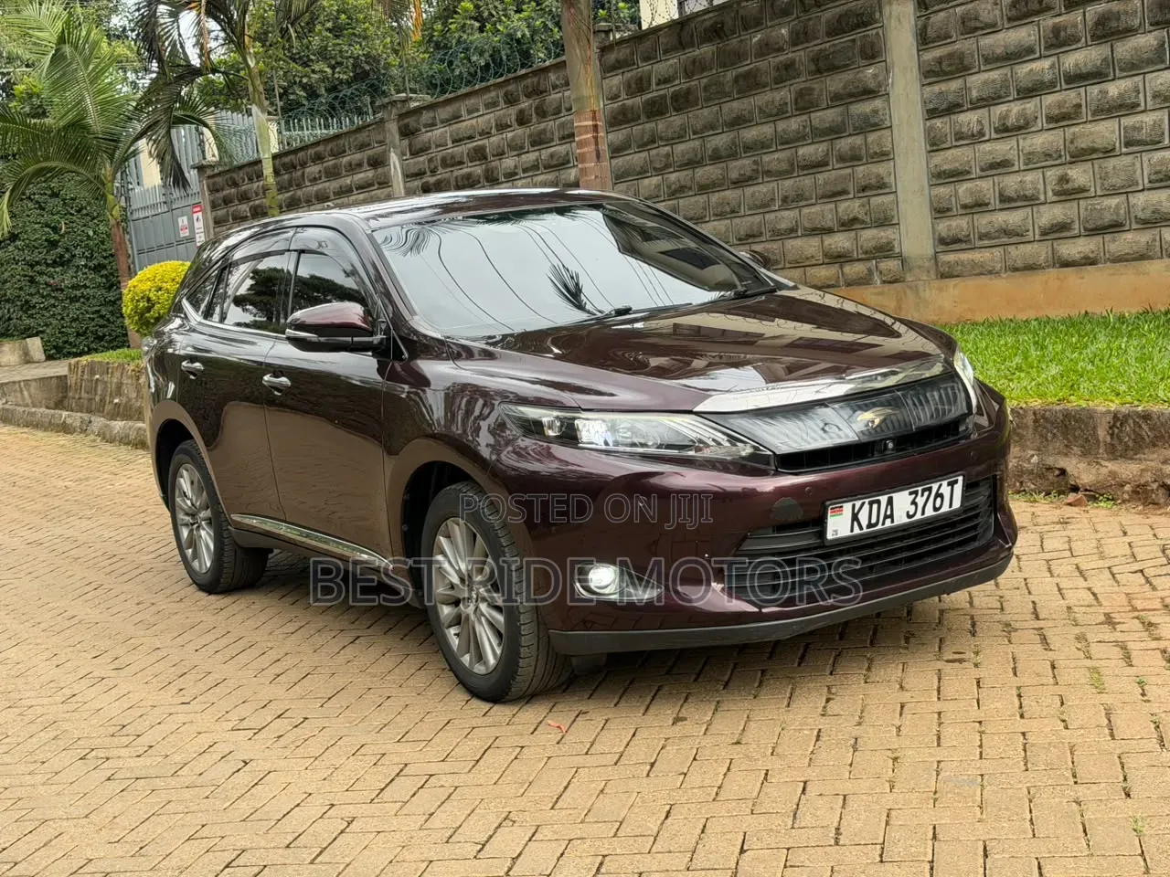 Toyota Harrier 2015 Burgundy