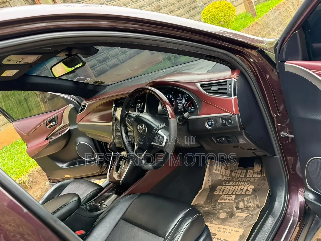 Toyota Harrier 2015 Burgundy