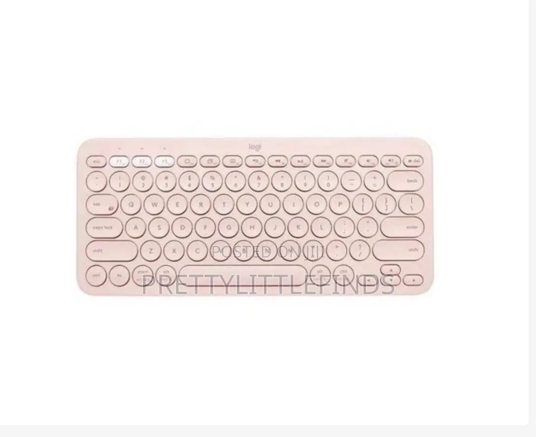 Cute Pink Wireless Keyboard