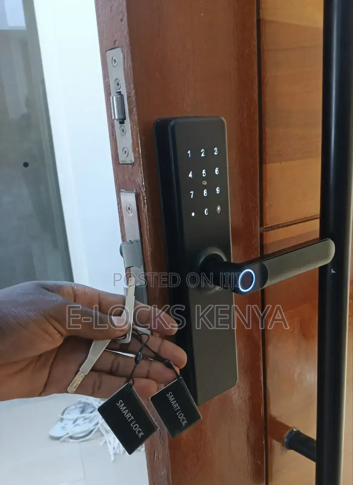 Smart Lock Wifi Tuya App Home Digital Password Biometric Fingerprints