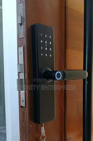 Smart Lock With Handle Fit Various Mortise Lock Password Fingerprints