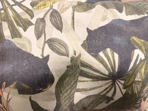 Striking Safari Botanical Print Pillows, Set of 4, 55x35cm (Karen)