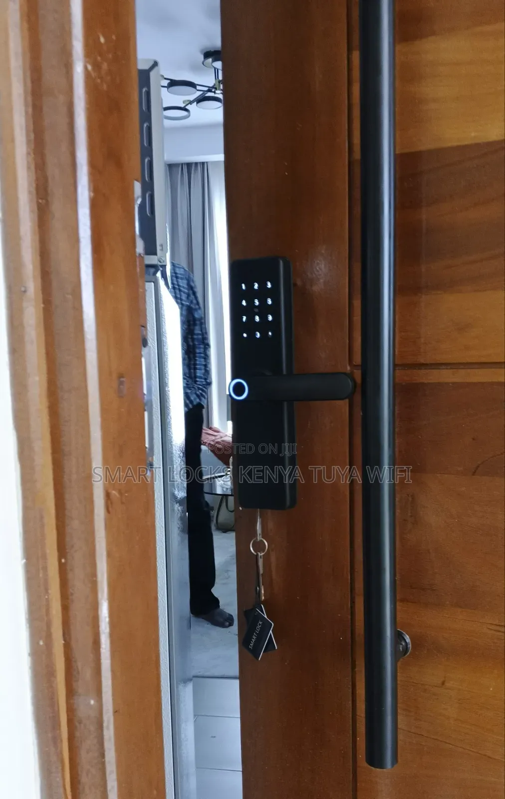Smart Lock With Dual Fingerprints Lock Password Cards Appcontrol
