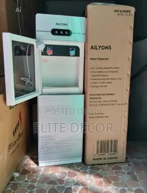 Ailyons 2 Taps Water Dispenser ( Hot and Cold) Top Loader