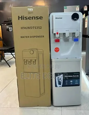 Hisense Black 3taps Hot,Normal and Cold Dispenser With Compressor