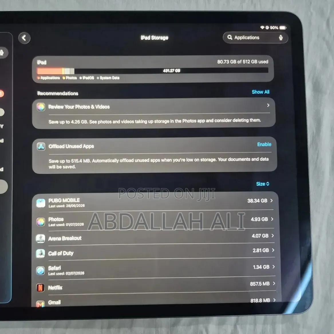 Apple iPad Pro 512 GB Gray