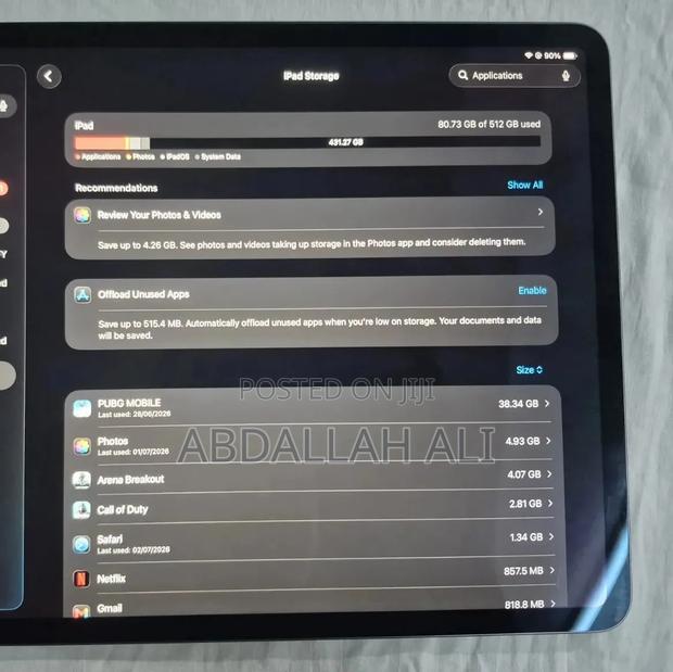 Apple iPad Pro 512 GB Gray - thumbnail 4
