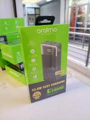 Oraimo 20000mah 22.5w Fast Charging Power Bank With Smart Powernova