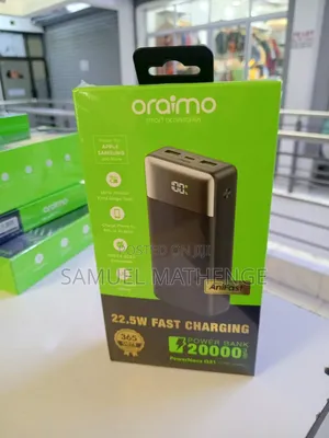 Oraimo 20000mah 22.5w Fast Charging Power Bank With Smart Powernova
