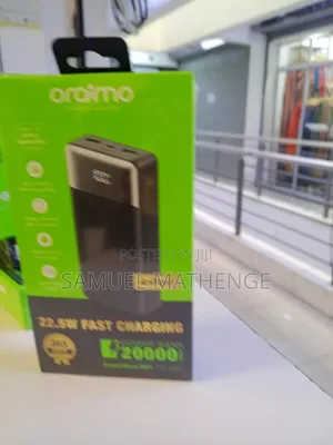 Fast Charging Power Bank – Dual Input/Output, Smart Led Display, Black