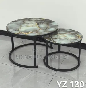 Glass Effect Nesting Coffee Table