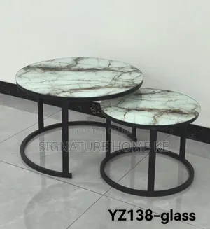 Glass Effect Nesting Coffee Table