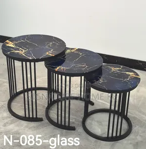 3 in 1 Glass Effect Executive Coffee Table