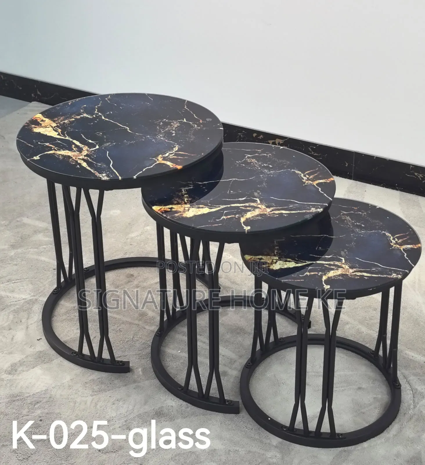 3 in 1 Glass Effect Executive Coffee Table