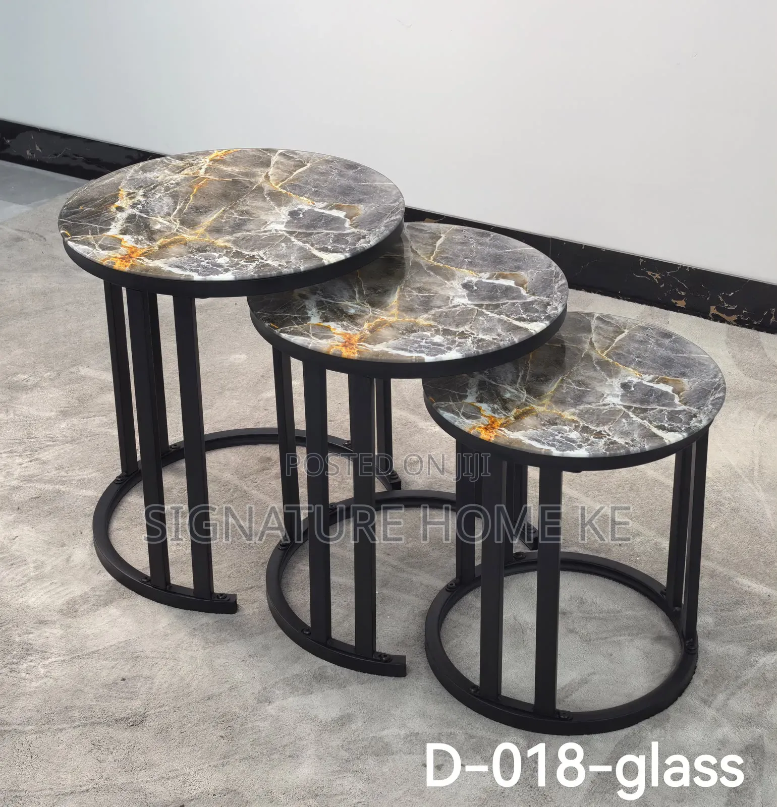 3 in 1 Glass Effect Executive Coffee Table