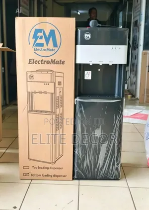 Electromate 3-Tap Top Load Water Dispenser (Black)