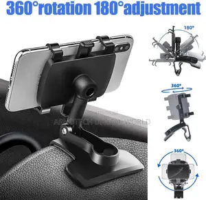 Multifunctional 360° Swiveling Car Dashboard Mobile Phone Holder
