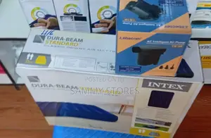 4 by 6 Intex Dura-Beam Standard Classic Downy Inflatable Air Mattress