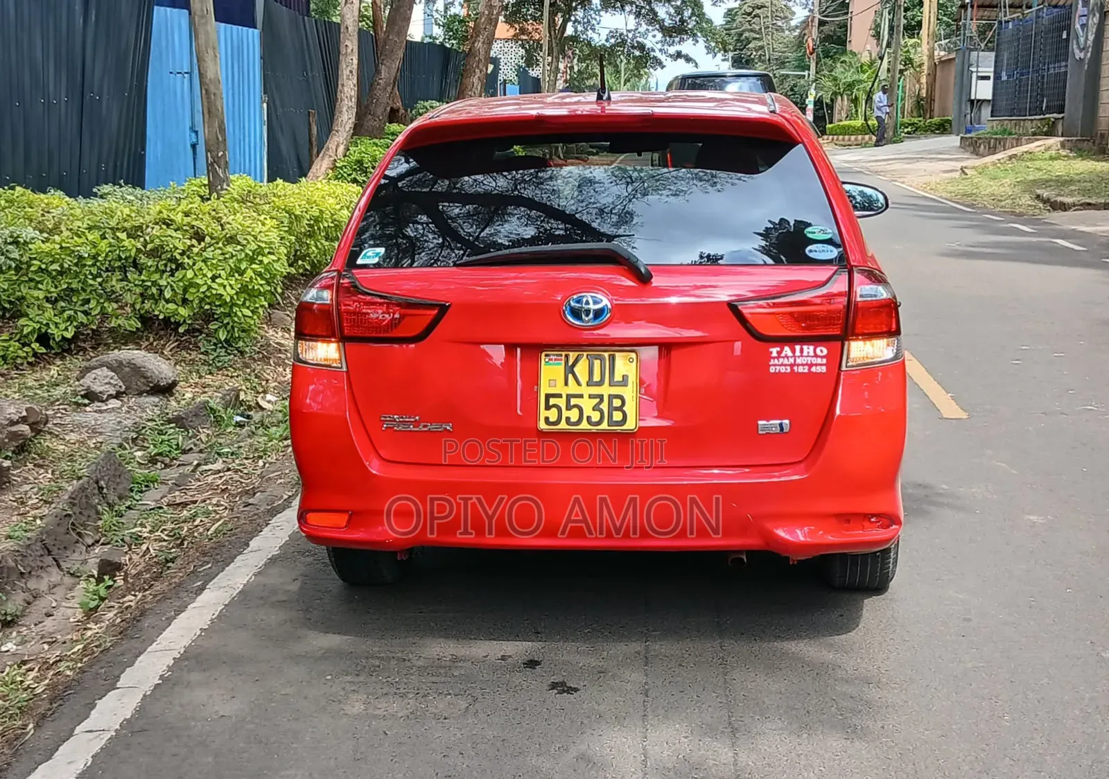 Toyota Corolla Fielder 2016 Red