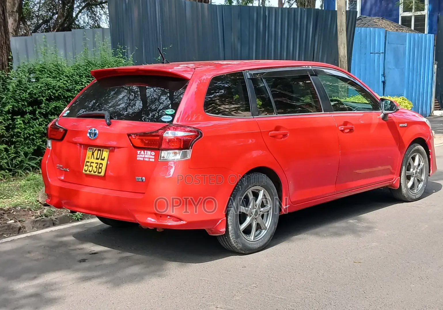Toyota Corolla Fielder 2016 Red