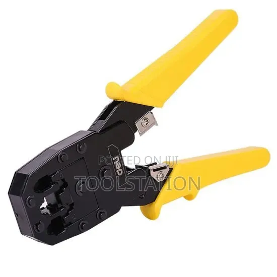 Ethernet Pliers Size 8"/200mm Deli Tools Edl2468