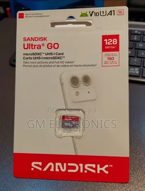 Original 128gb Ultra Go Micro Sd Memory Card With 190mb/S Read Speed.