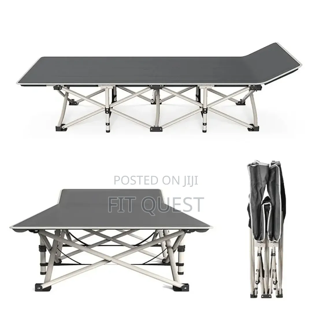 Foldable Portable Camping Cot Bed Heavy Duty Outdoor Sleeping Chair