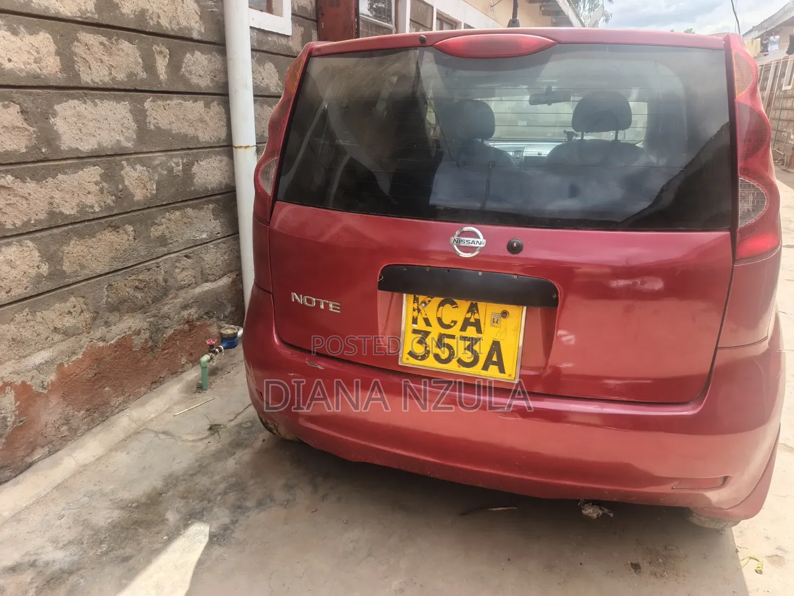 Nissan Note 2007 Red