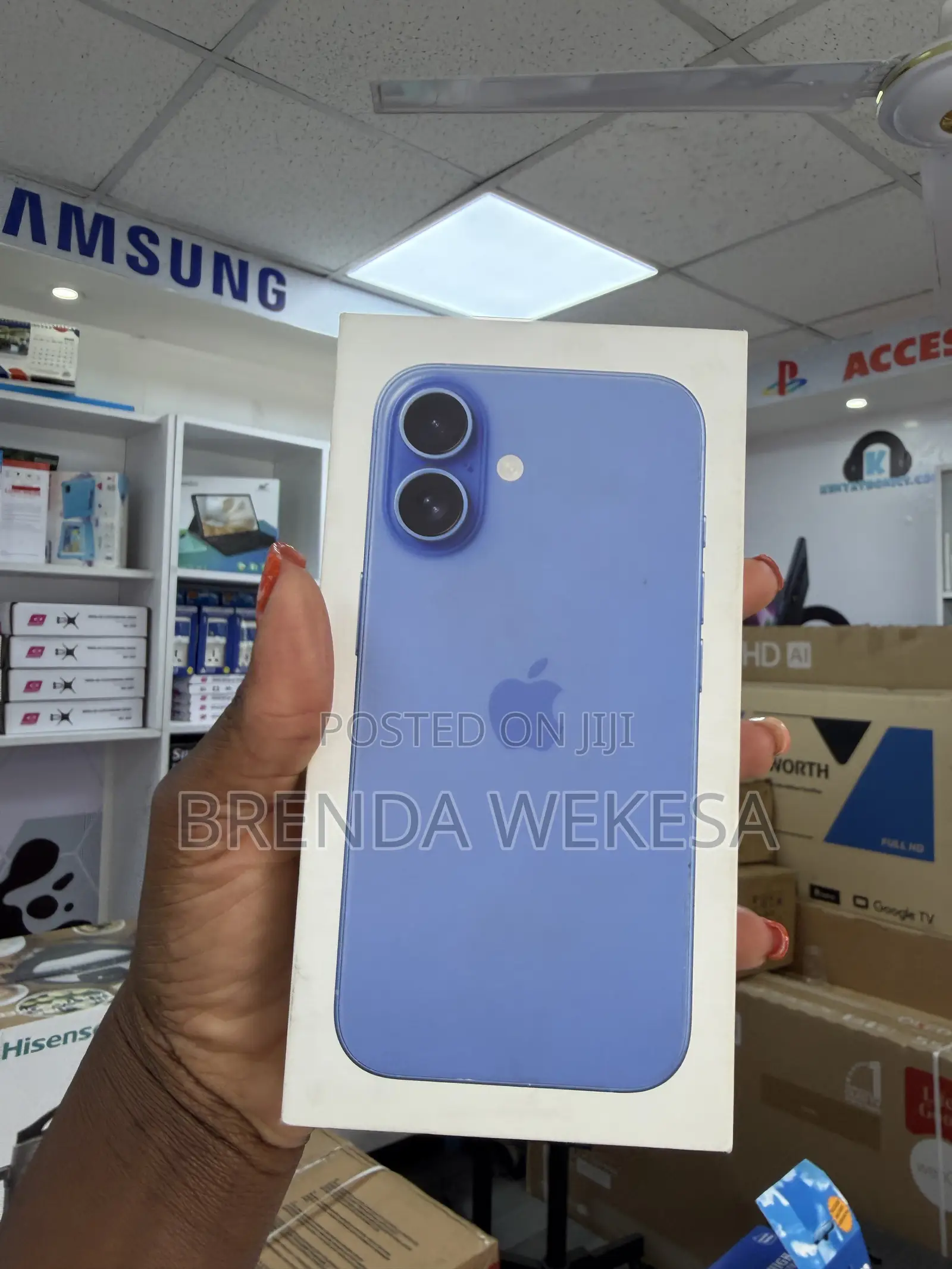 New Apple iPhone 16 128 GB Blue