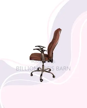 Ergonomic Executive Leather Chair High Back for Flexible Desk Setups