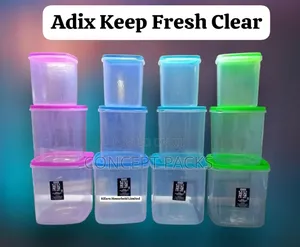 Adix Keep Fresh Clear 3pc Square Set.